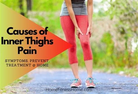 This often happens to runners and those who play sports -- such as soccer or tennis -- that involve a great deal of running. . Inner thigh pain after sex